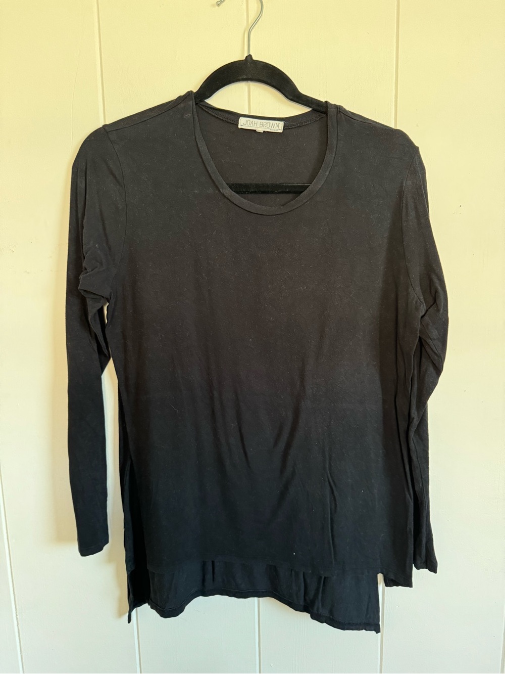 Joah Brown Black Dolman Tee One Size